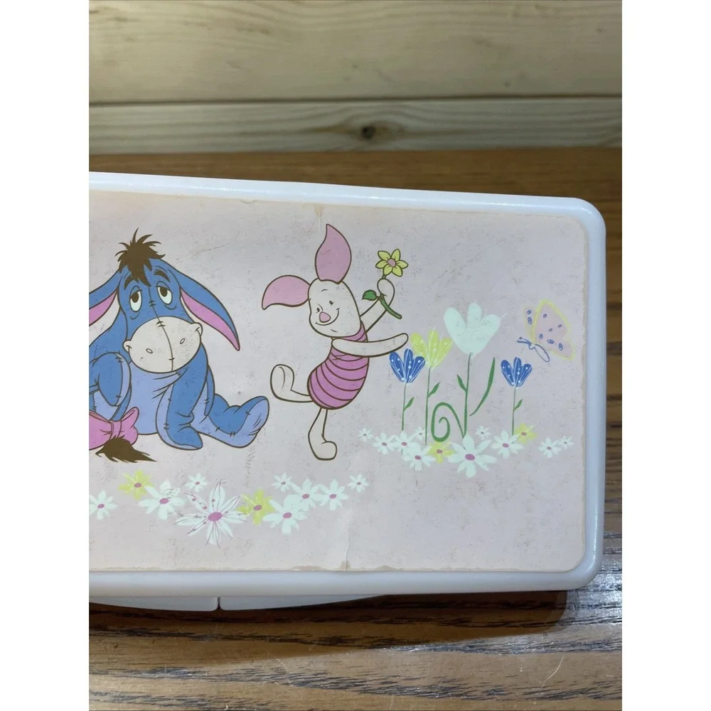 Disney Baby Winnie The Pooh Eeyore & Piglet Compact Travel Wipes Case Container